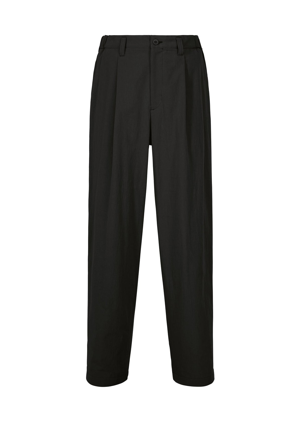 A product shot of the IM MEN COMFORT COTTON trousers in black.