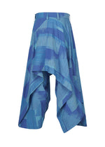 A detail shot of the IM MEN KASURI trousers.