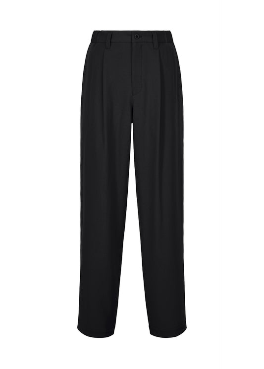 A product shot of the IM MEN FRONT BACK trousers in black.