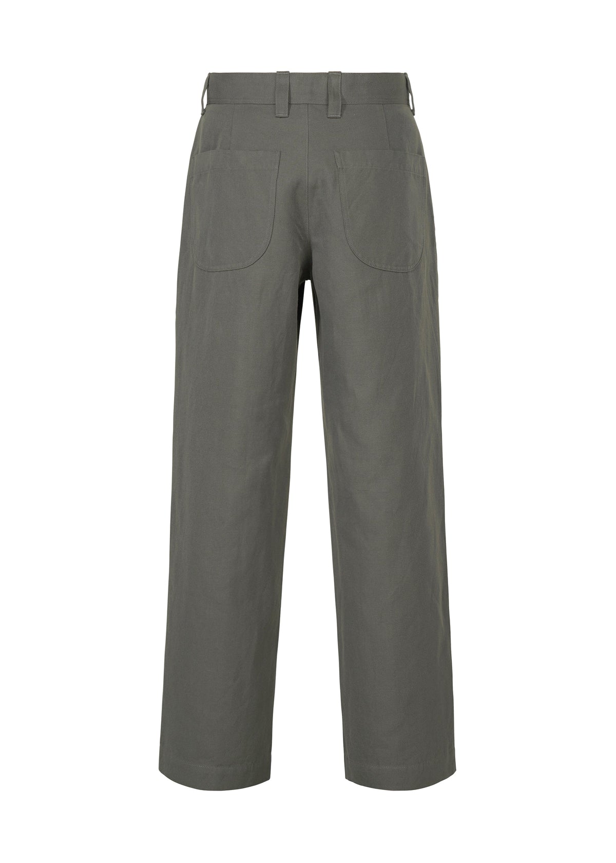 A detail shot of the IM MEN TOUGH WOOL COTTON trousers.