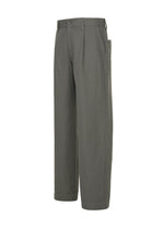 A detail shot of the IM MEN TOUGH WOOL COTTON trousers.