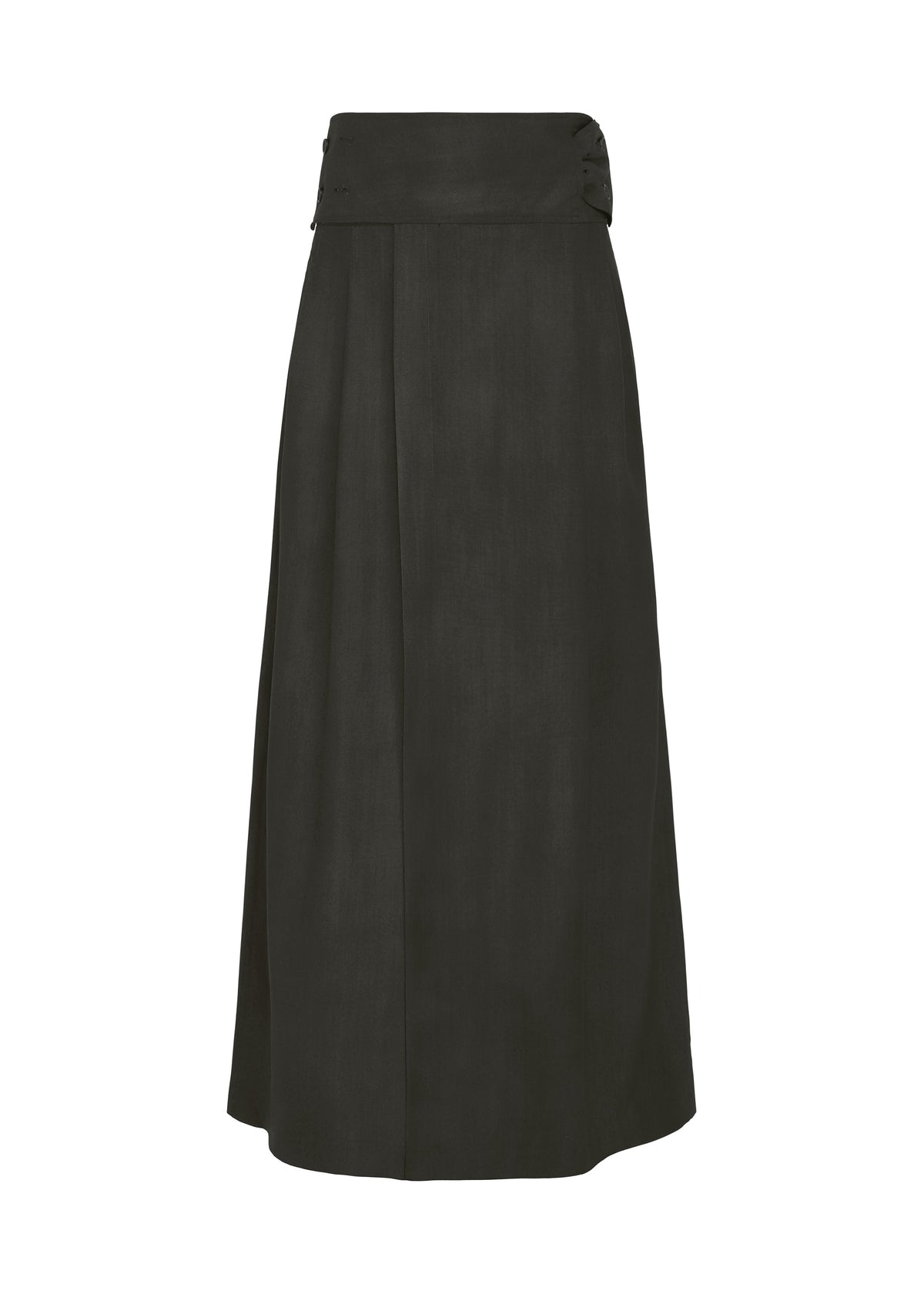A product shot of the IM MEN GRADATION WOOL trousers in black.