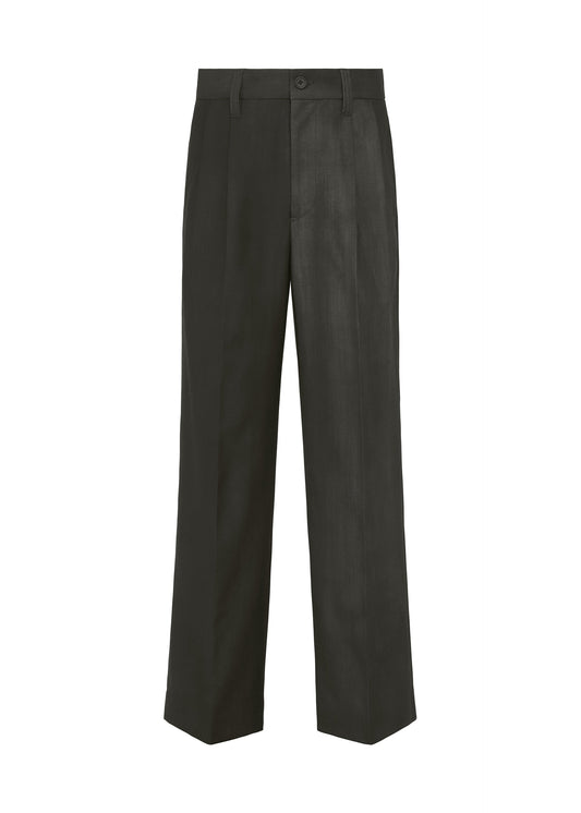 A product shot of the IM MEN GRADATION WOOL trousers in black.