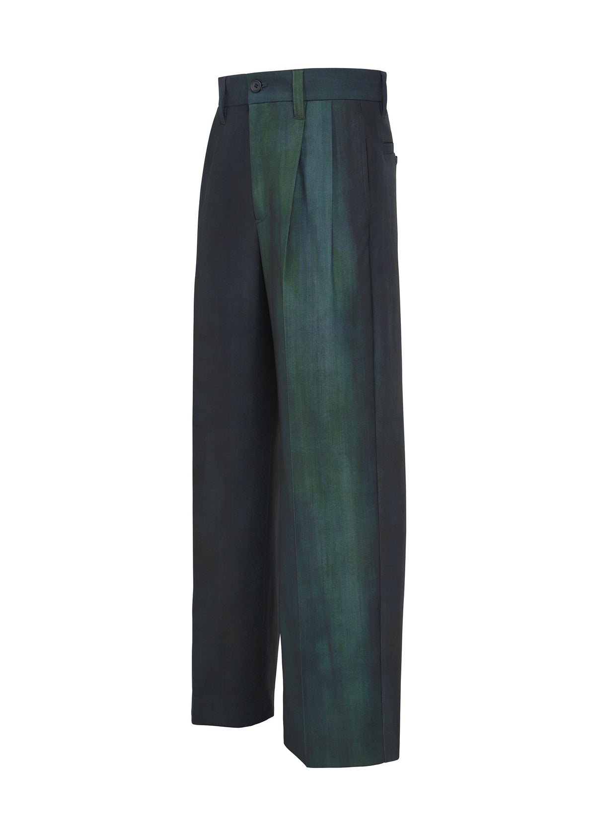 A detail shot of the IM MEN GRADATION WOOL trousers.
