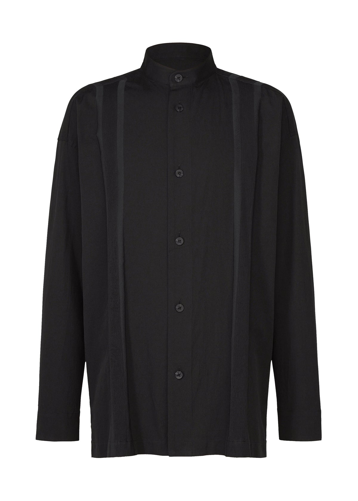 A product shot of the IM MEN CLAY SHIRT shirt in black.