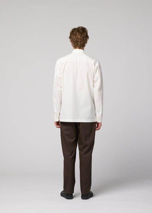 A model wears the IM MEN 140/2 SHIRT 140-2-shirt-shirt-white.