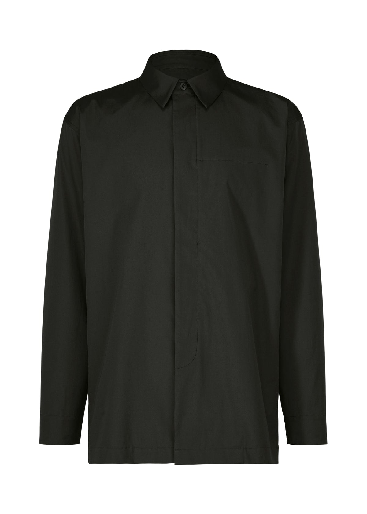 A product shot of the IM MEN 140/2 SHIRT shirt in black.