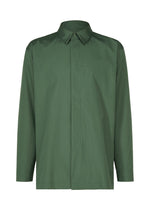 A product shot of the IM MEN 140/2 SHIRT shirt in green.