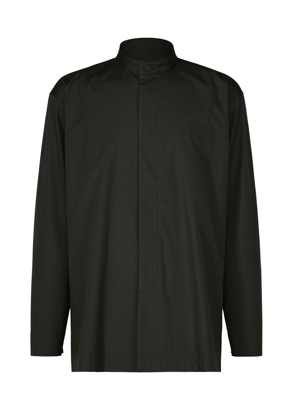 A product shot of the IM MEN 140/2 SHIRT shirt in black.