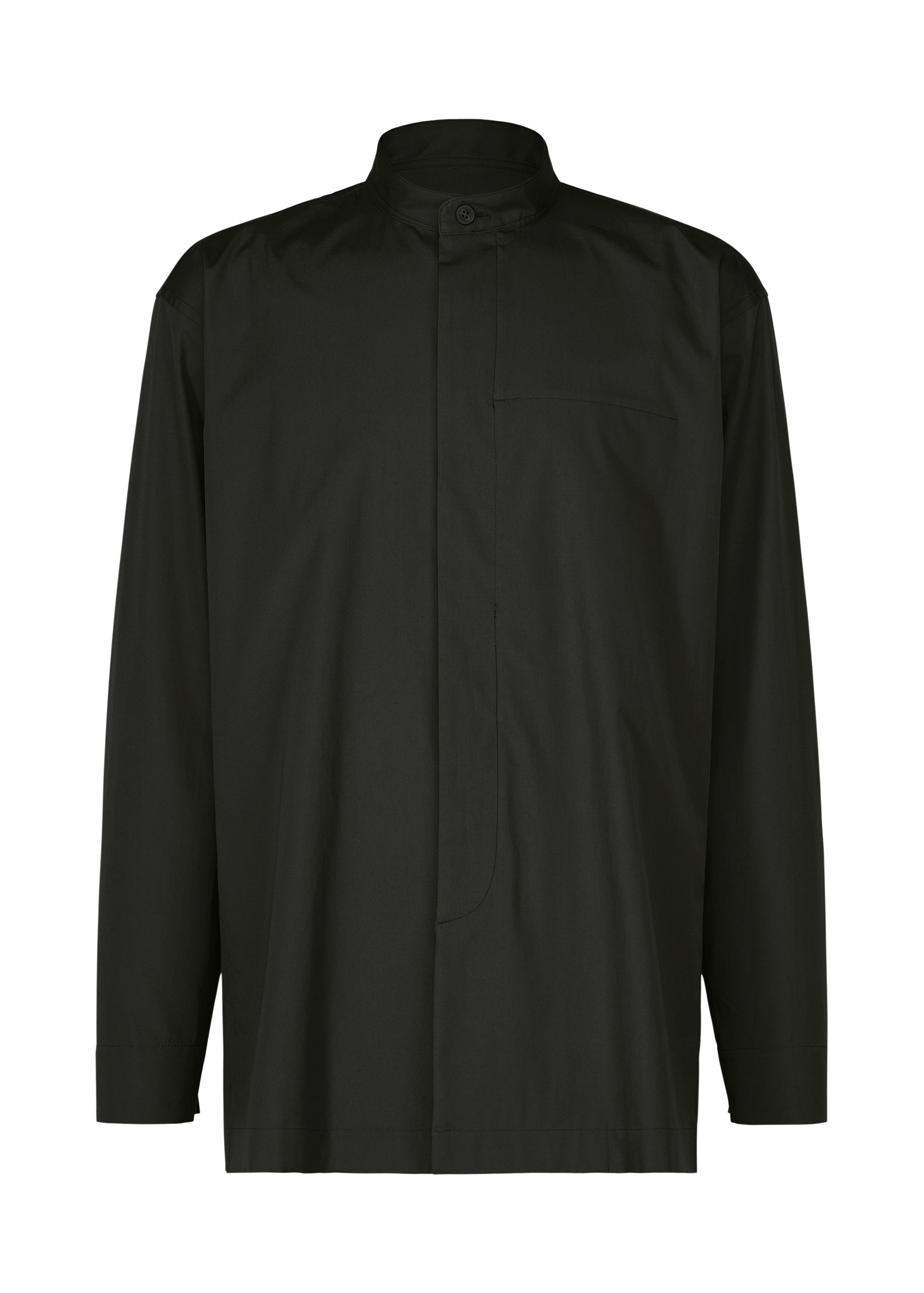 A product shot of the IM MEN 140/2 SHIRT shirt in black.