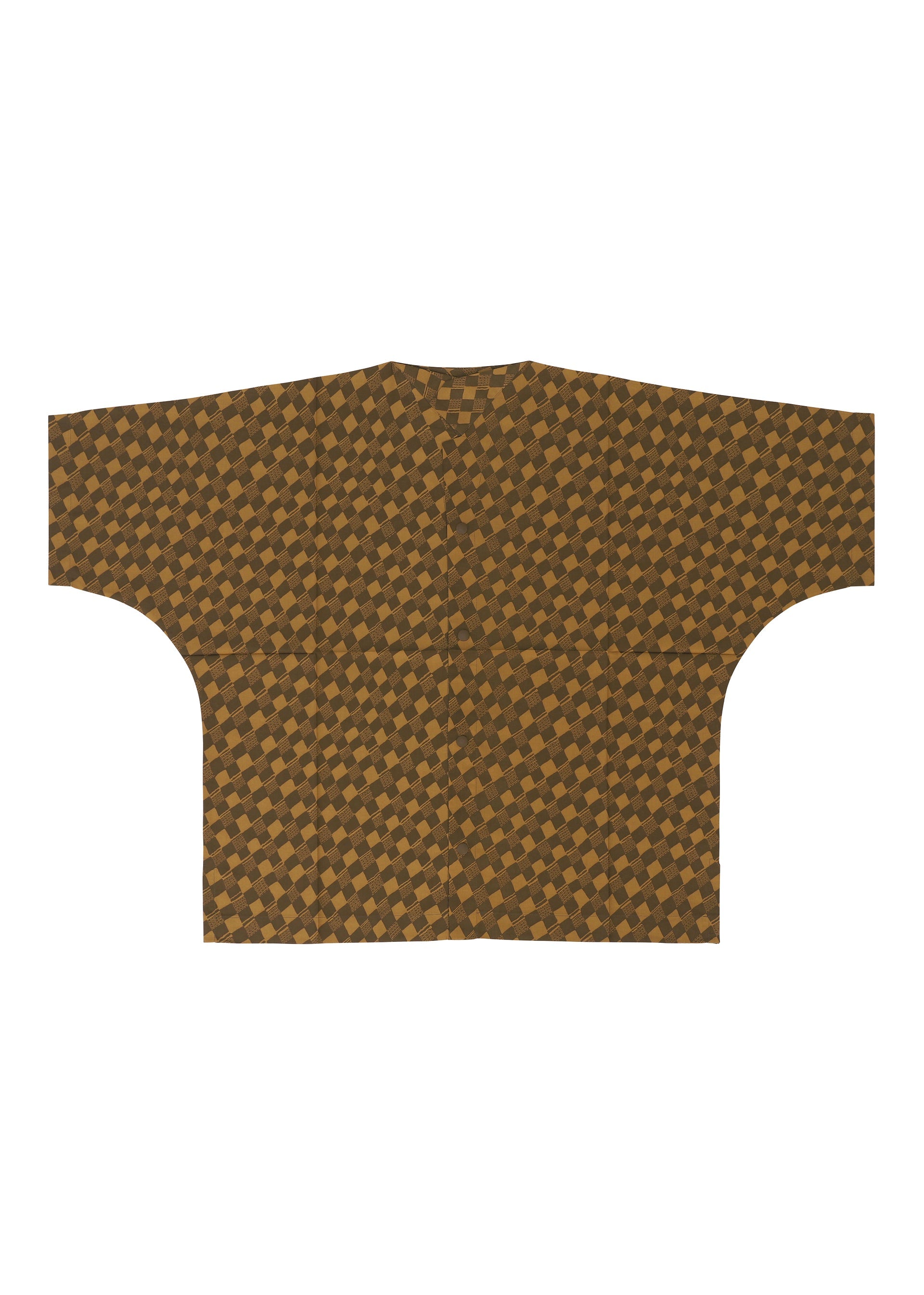 A detail shot of the IM MEN TIE PATTERN SHIRT shirt.