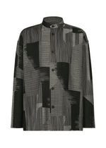 A product shot of the IM MEN KASURI shirt in black.