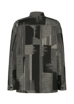 A detail shot of the IM MEN KASURI shirt.