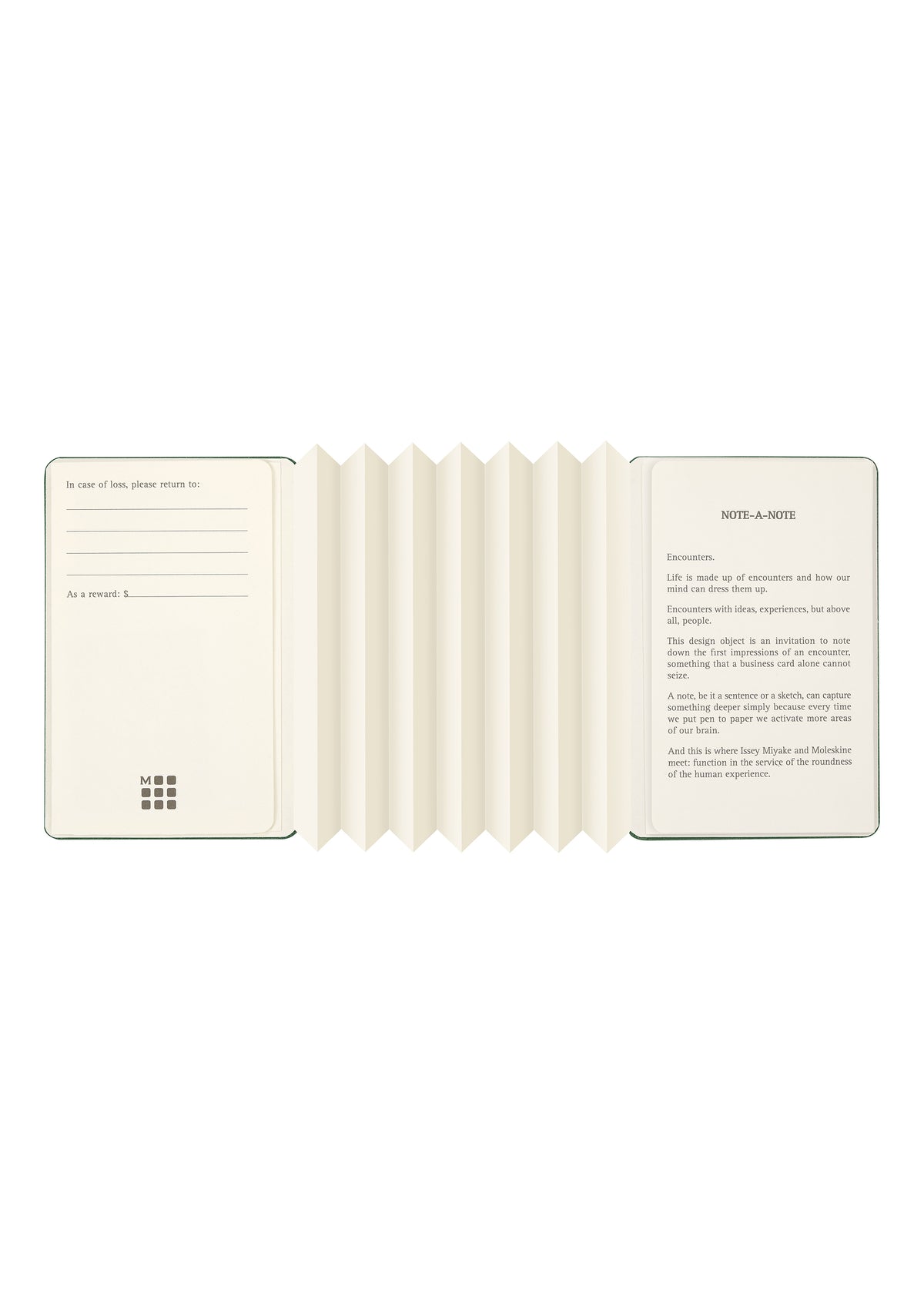 NOTE-A-NOTE Card Holder Myrtle Green