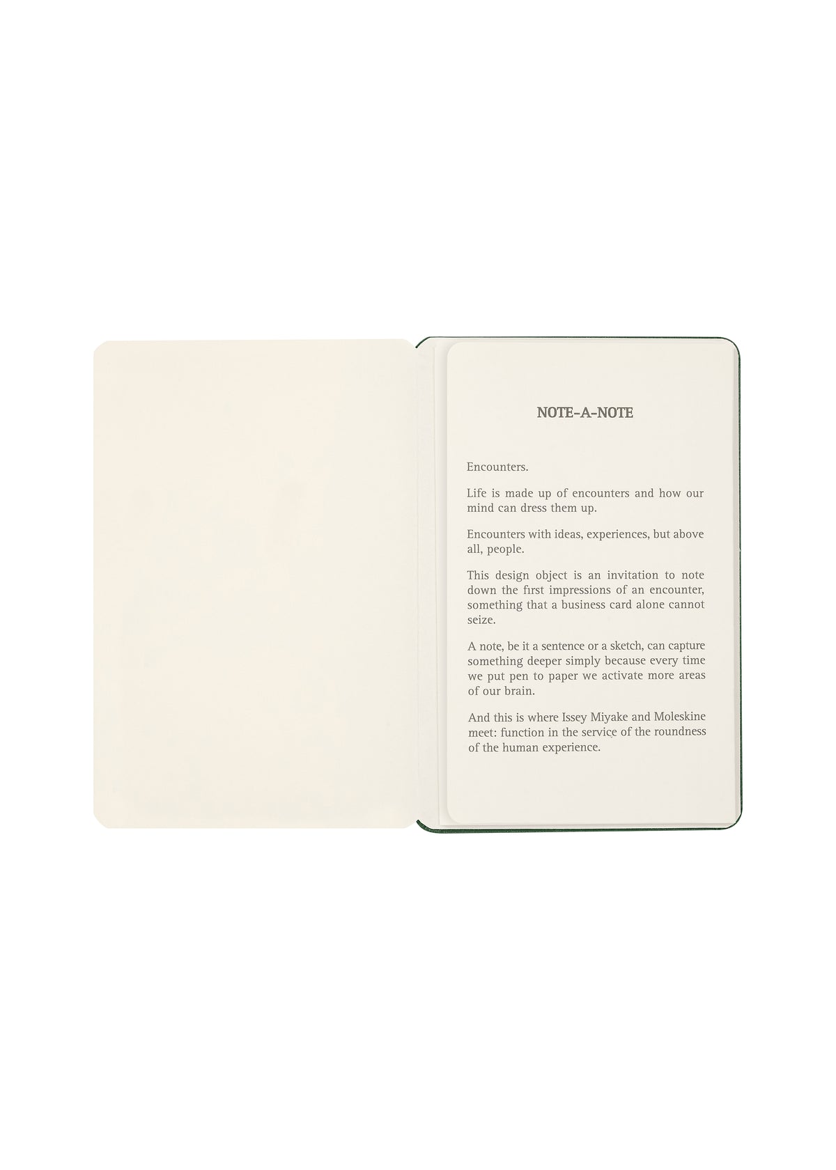 NOTE-A-NOTE Card Holder Myrtle Green