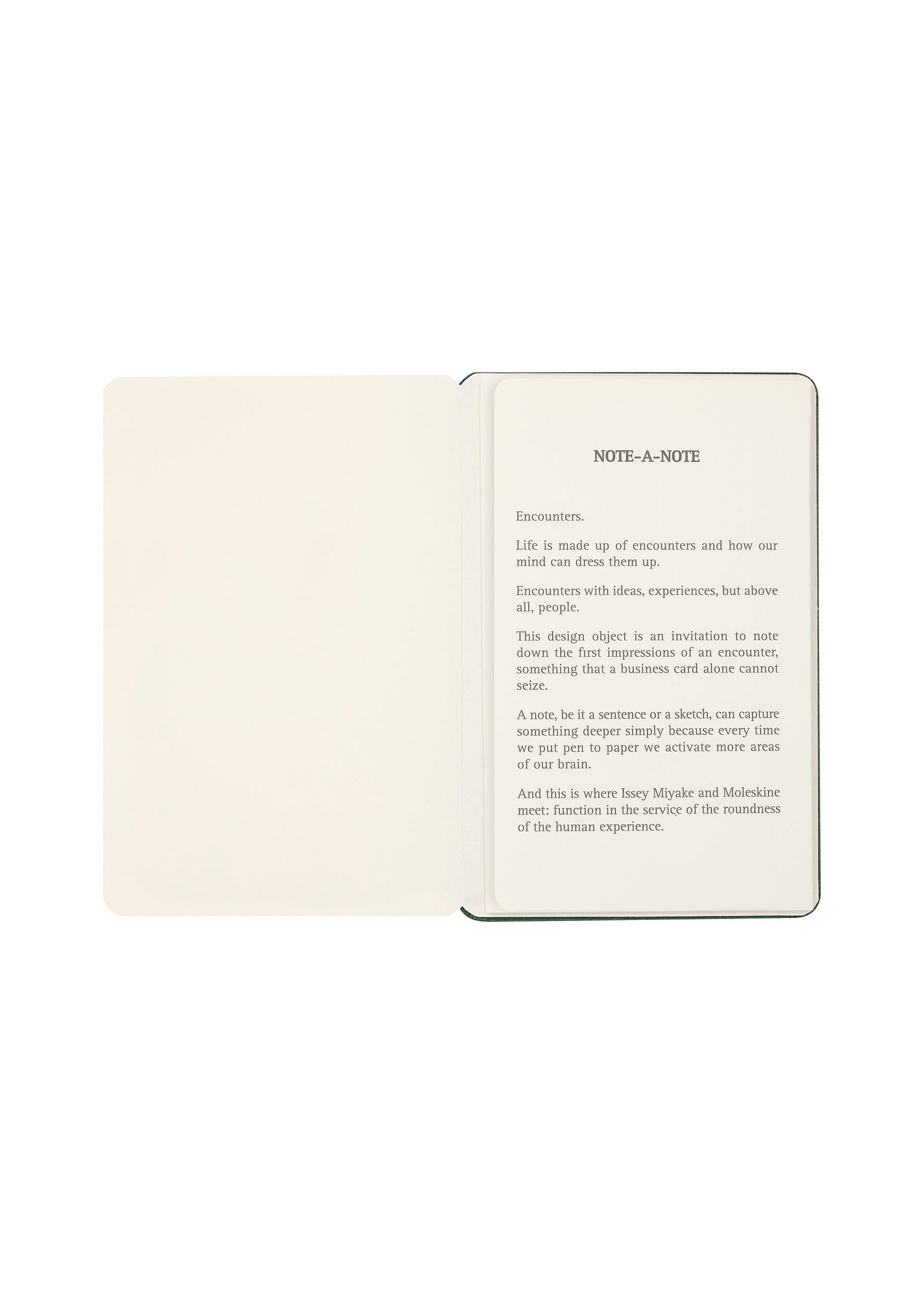 NOTE-A-NOTE Card Holder Myrtle Green