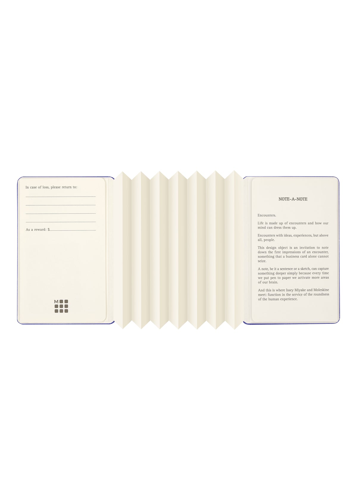 NOTE-A-NOTE Card Holder Brilliant Blue