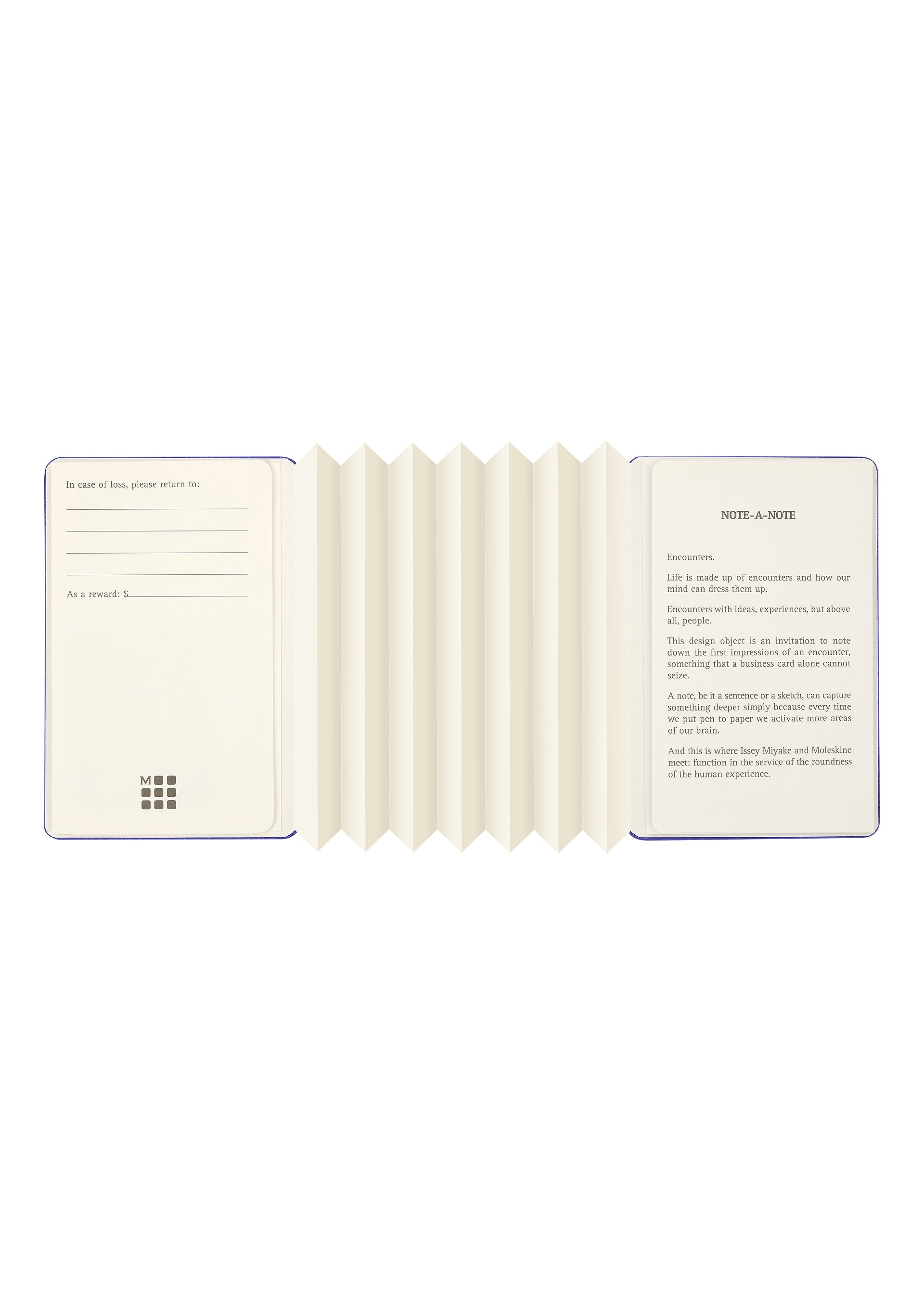 NOTE-A-NOTE Card Holder Brilliant Blue