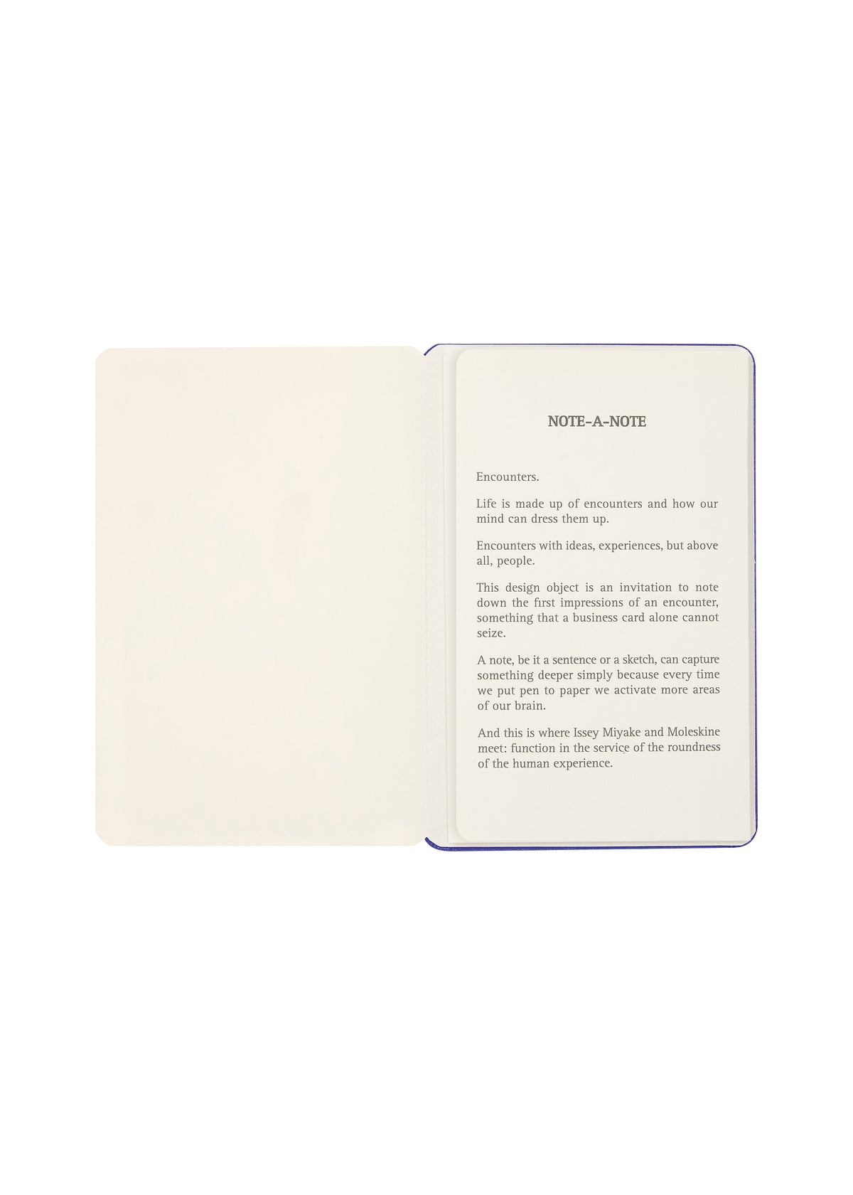 NOTE-A-NOTE Card Holder Brilliant Blue