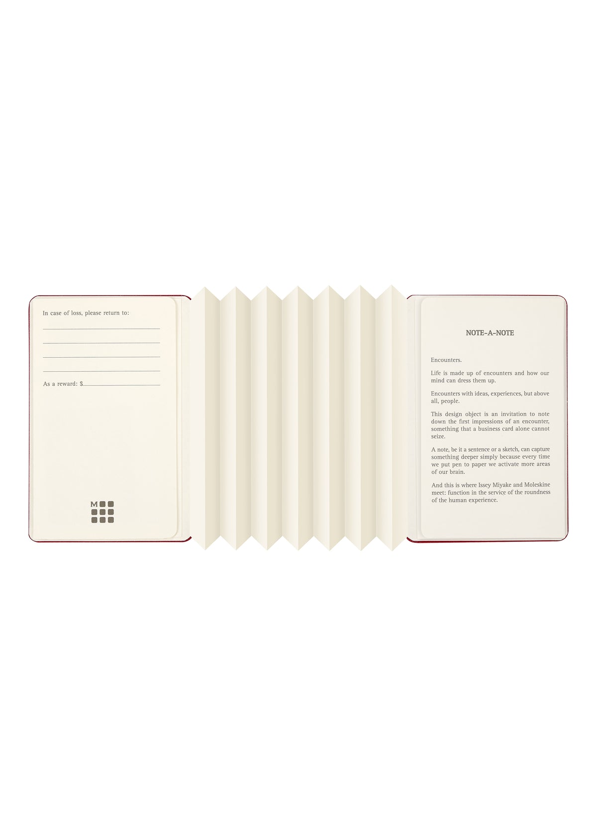 NOTE-A-NOTE Card Holder Scarlet Red