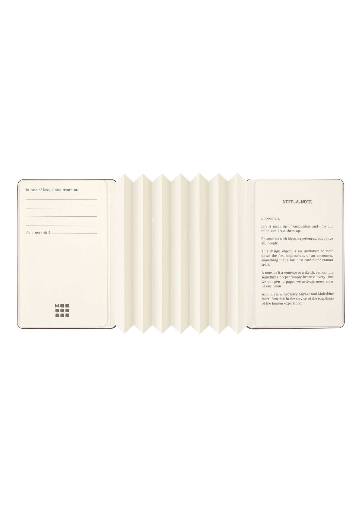 NOTE-A-NOTE Card Holder Earth Brown