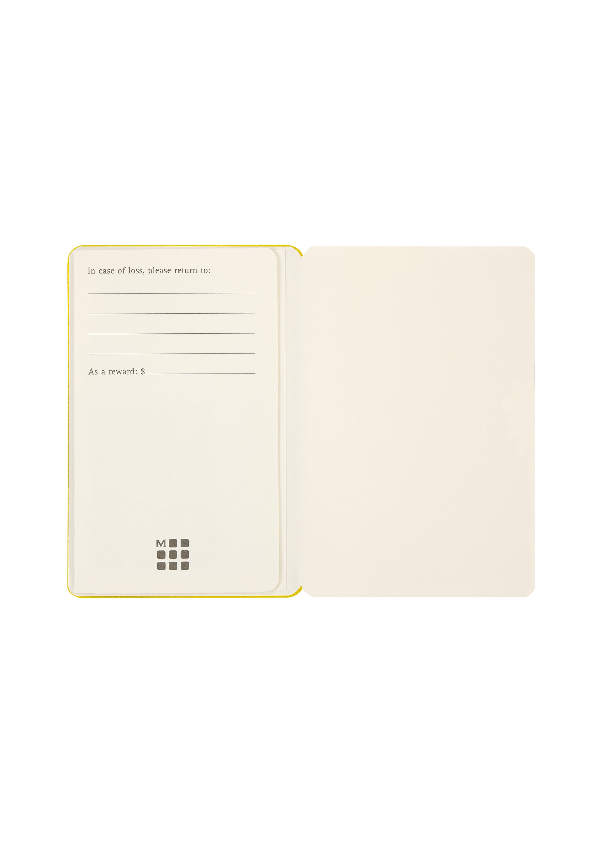 NOTE-A-NOTE Card Holder Dandelion Yellow