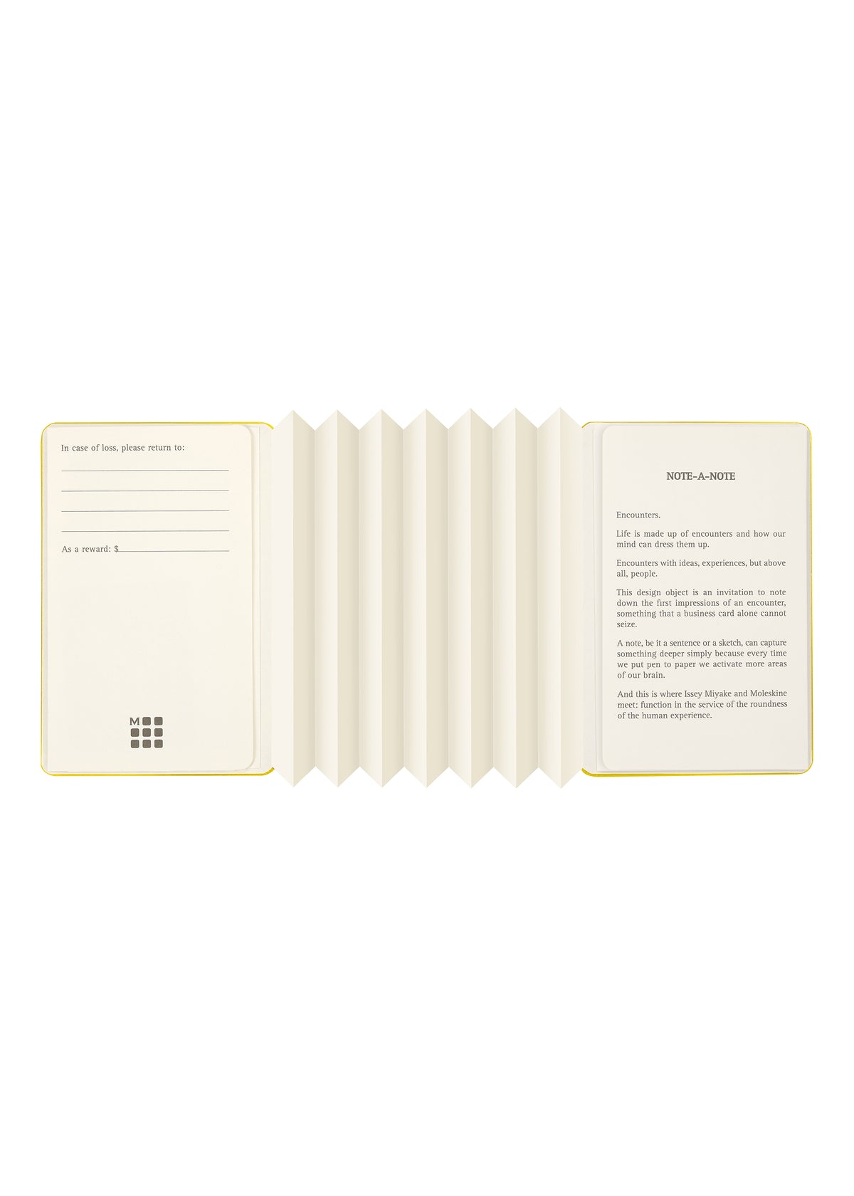 NOTE-A-NOTE Card Holder Dandelion Yellow