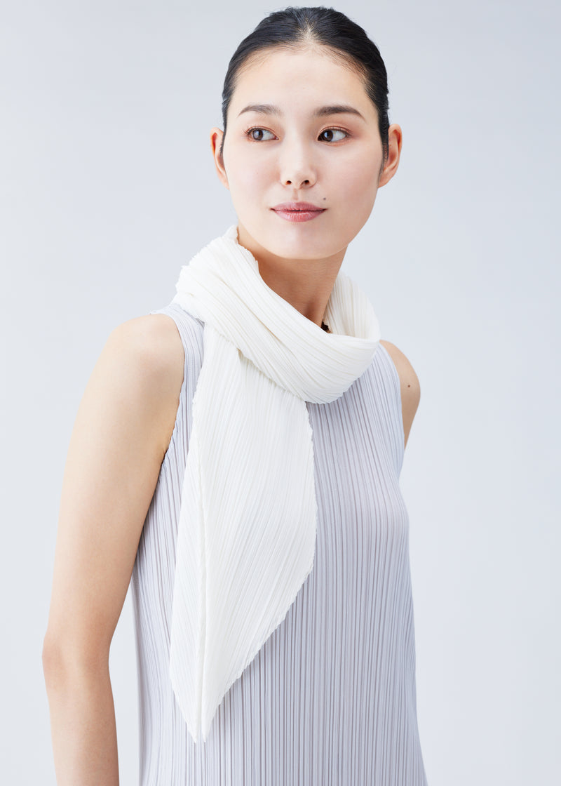 BASIC SCARF Stole White