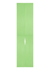 A product shot of the PLEATS PLEASE ISSEY MIYAKE COLORFUL MADAME T stole in light green (60).