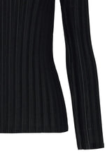 RIB PLEATS BASICS Top Black