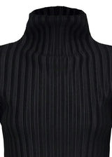 RIB PLEATS BASICS Top Black