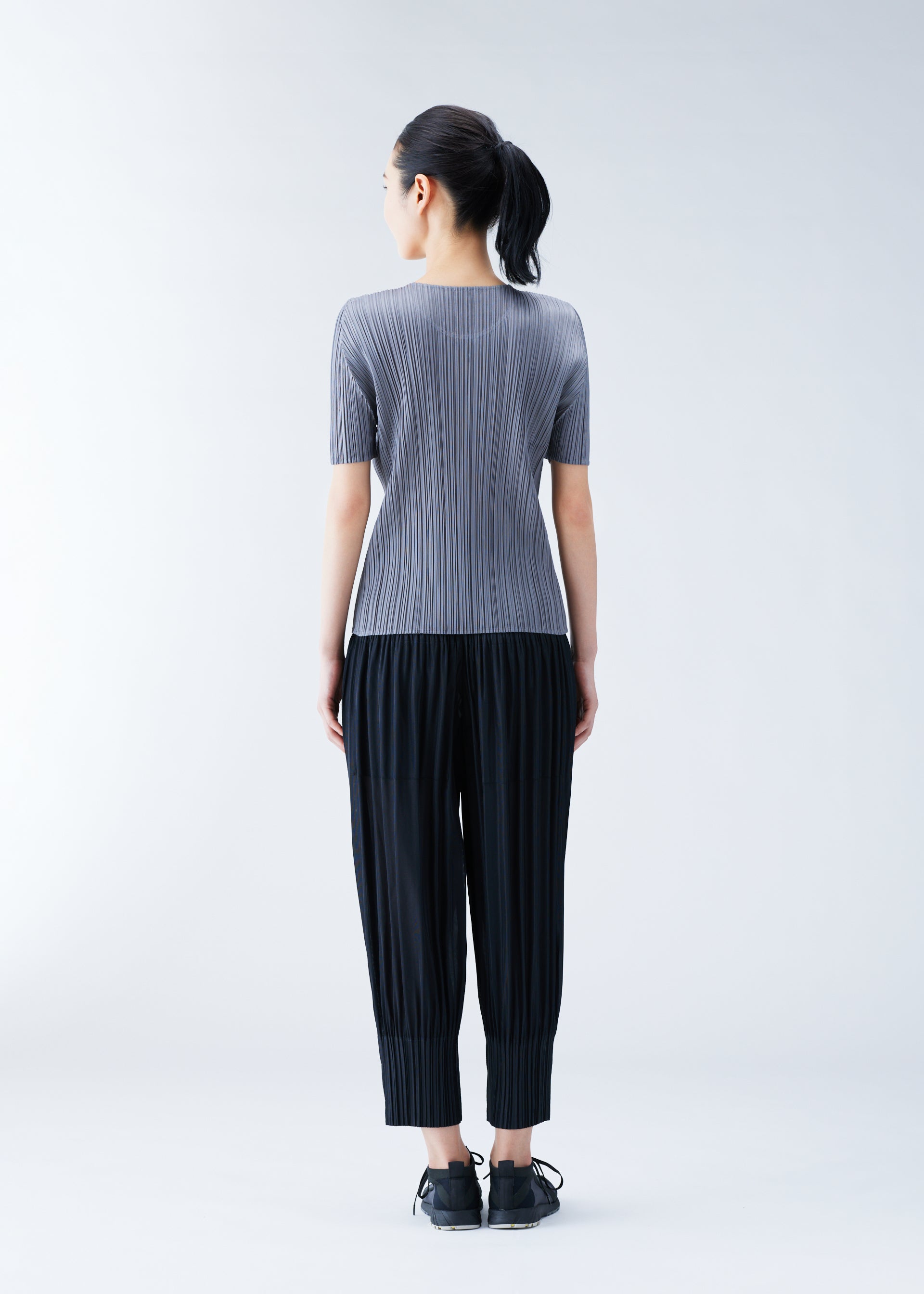 FLUFFY BASICS Trousers Cool Grey