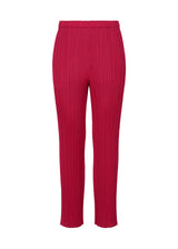 NEW COLORFUL BASICS 4 Trousers Carmine