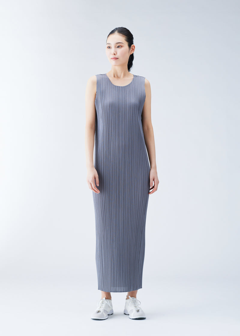 BASICS Dress Light Grey