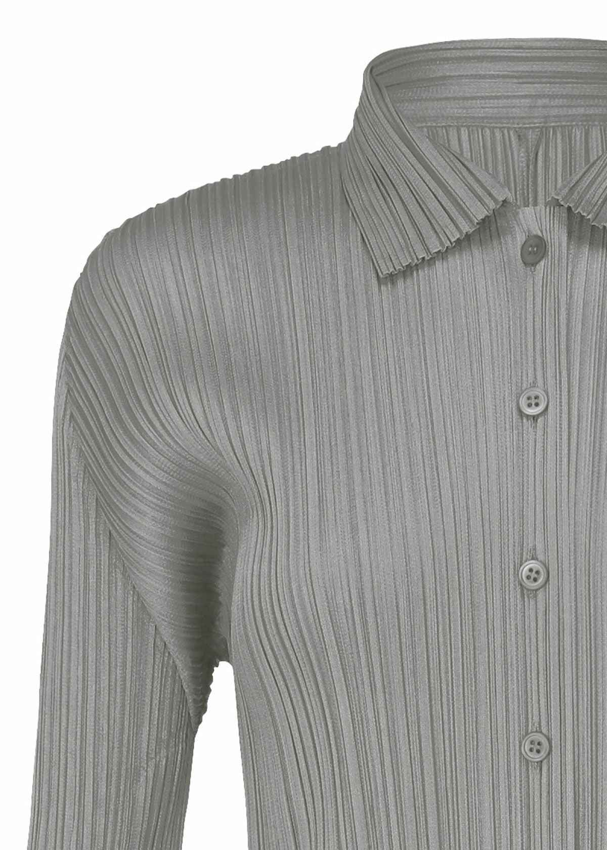 BASICS Shirt Light Grey – The official ISSEY MIYAKE ONLINE STORE