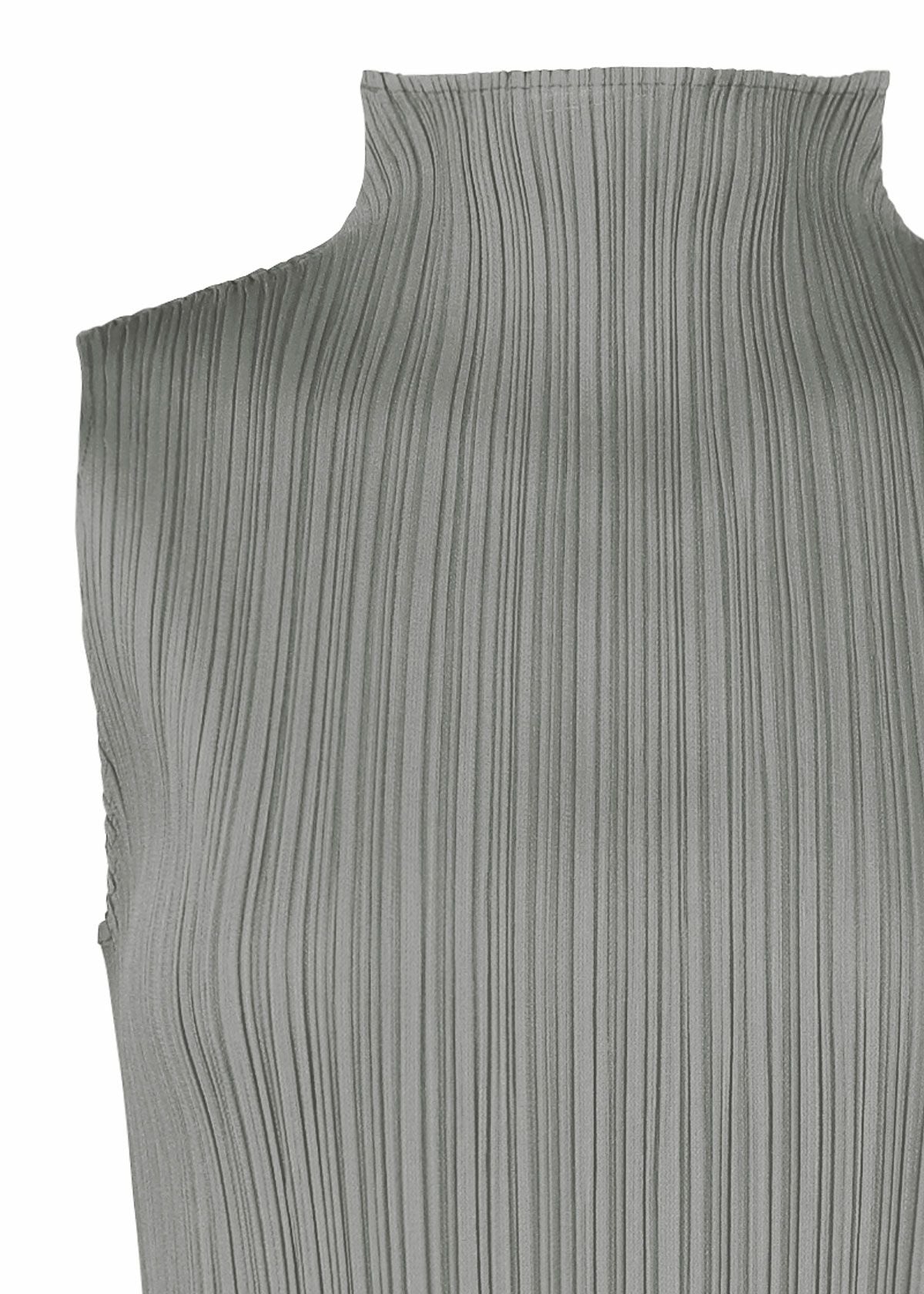 BASICS High-neck Vest Top Light Grey – The official ISSEY