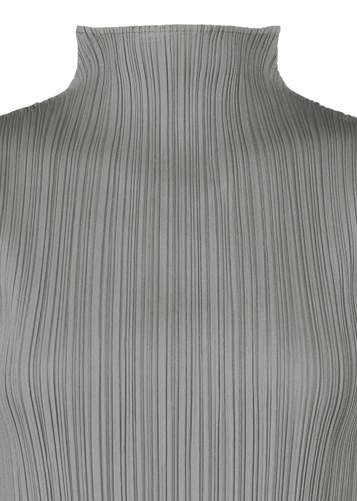 BASICS High-neck Vest Top Light Grey – The official ISSEY MIYAKE
