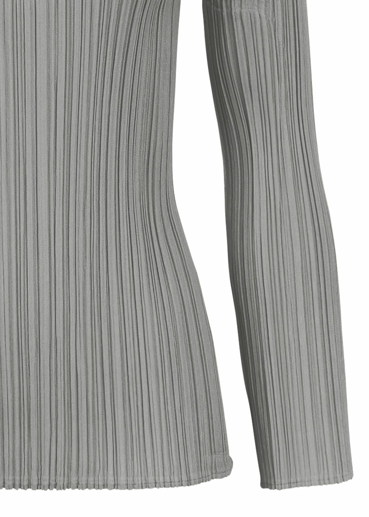 BASICS High-neck Top Grey – The official ISSEY MIYAKE ONLINE STORE