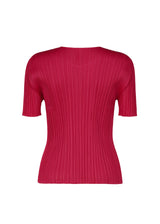 NEW COLORFUL BASICS 4 Top Carmine