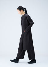 RAMIE PLEATS Coat Charcoal