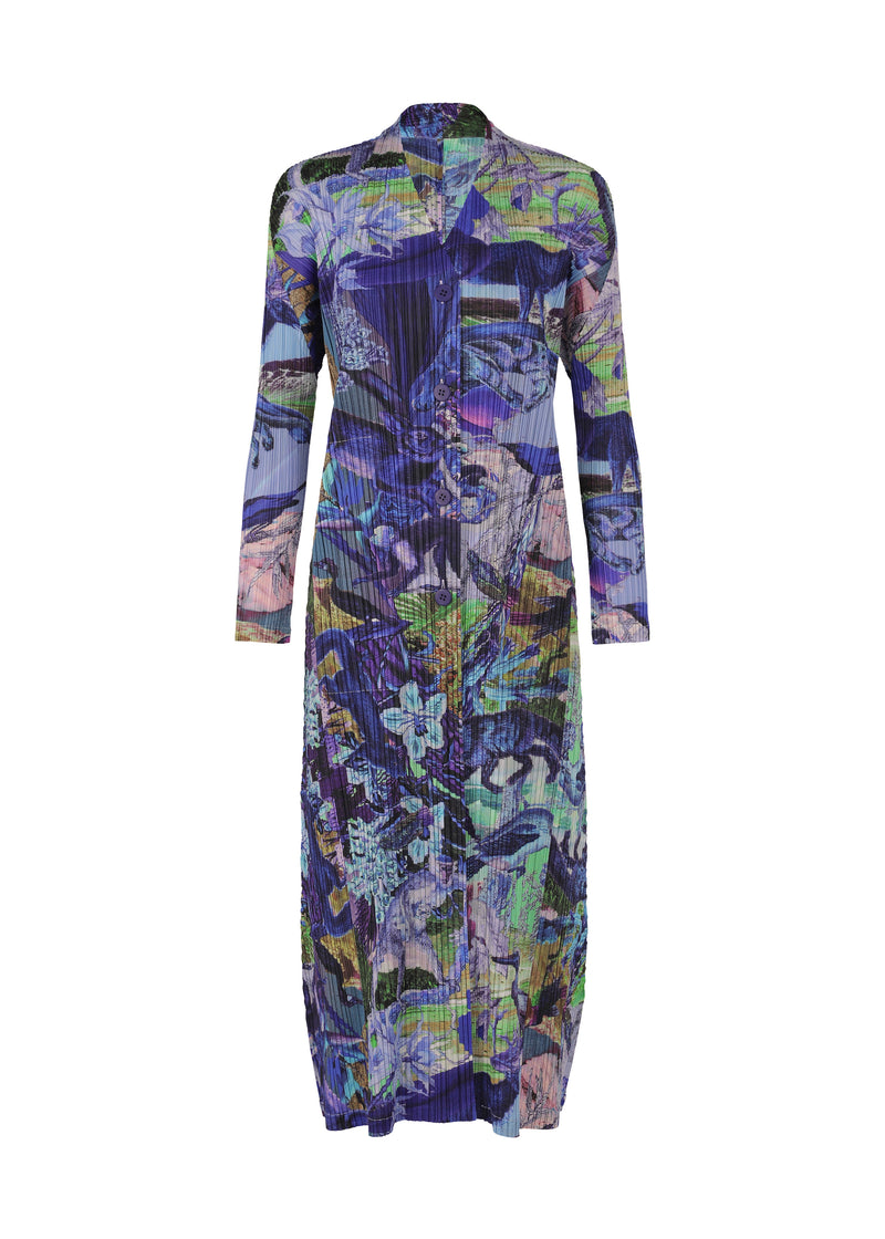 AURORA JUNGLE Coat Blue