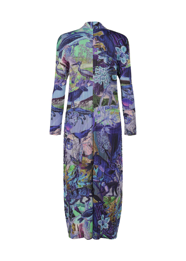 AURORA JUNGLE Coat Blue