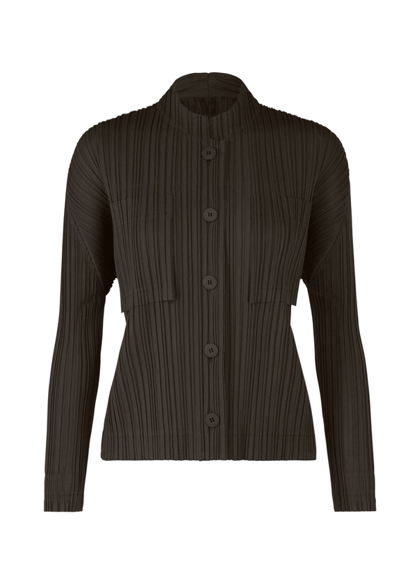 RAMIE PLEATS Jacket Charcoal