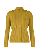 RAMIE PLEATS Jacket Ochre