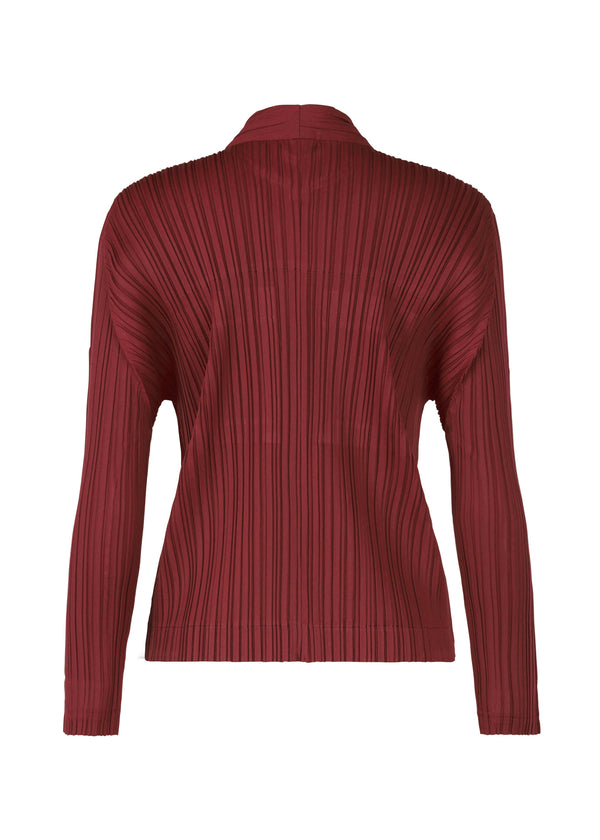 RAMIE PLEATS Jacket Carmine