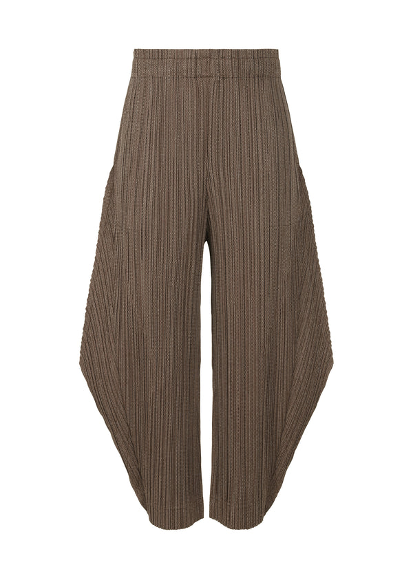 FISHBONE Trousers Brown x Beige