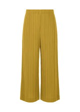 RAMIE PLEATS Trousers Ochre