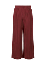 RAMIE PLEATS Trousers Ochre