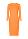 MONTHLY COLORS : SEPTEMBER Dress Neon Orange