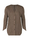 FISHBONE Cardigan Brown x Beige